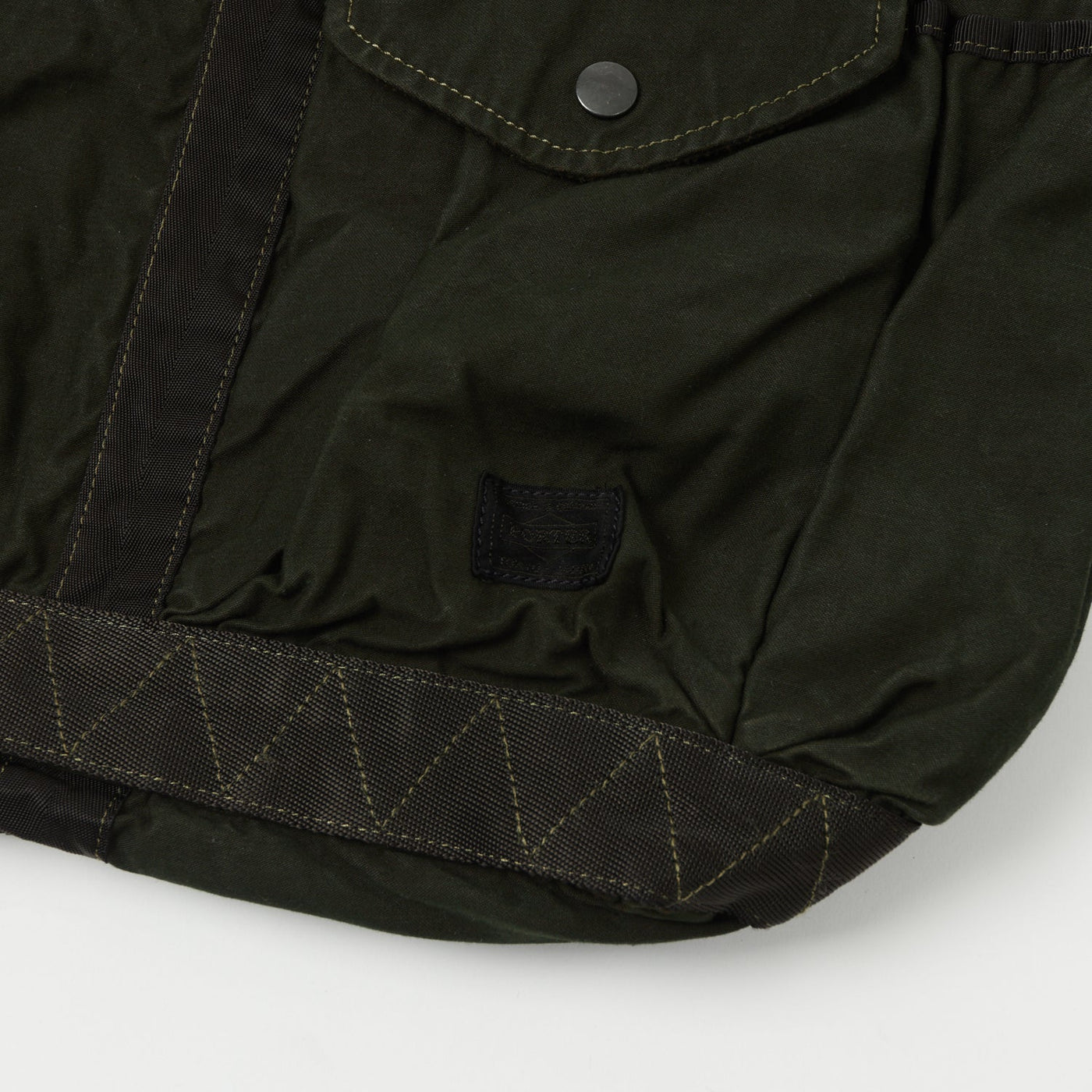 Porter-Yoshida & Co. Small Crag 2-Way Boston Bag - Khaki