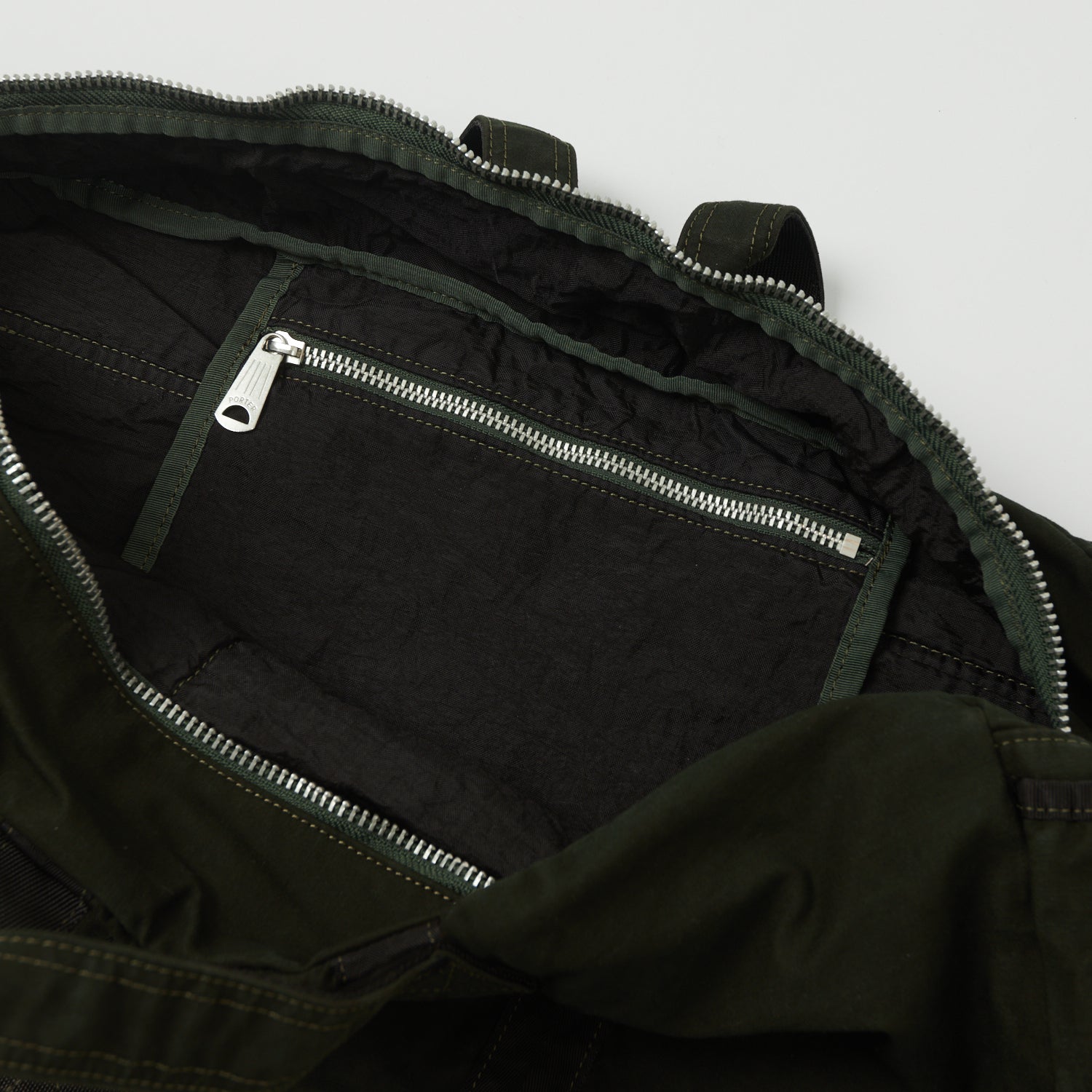 Porter-Yoshida & Co. Small Crag 2-Way Boston Bag - Khaki