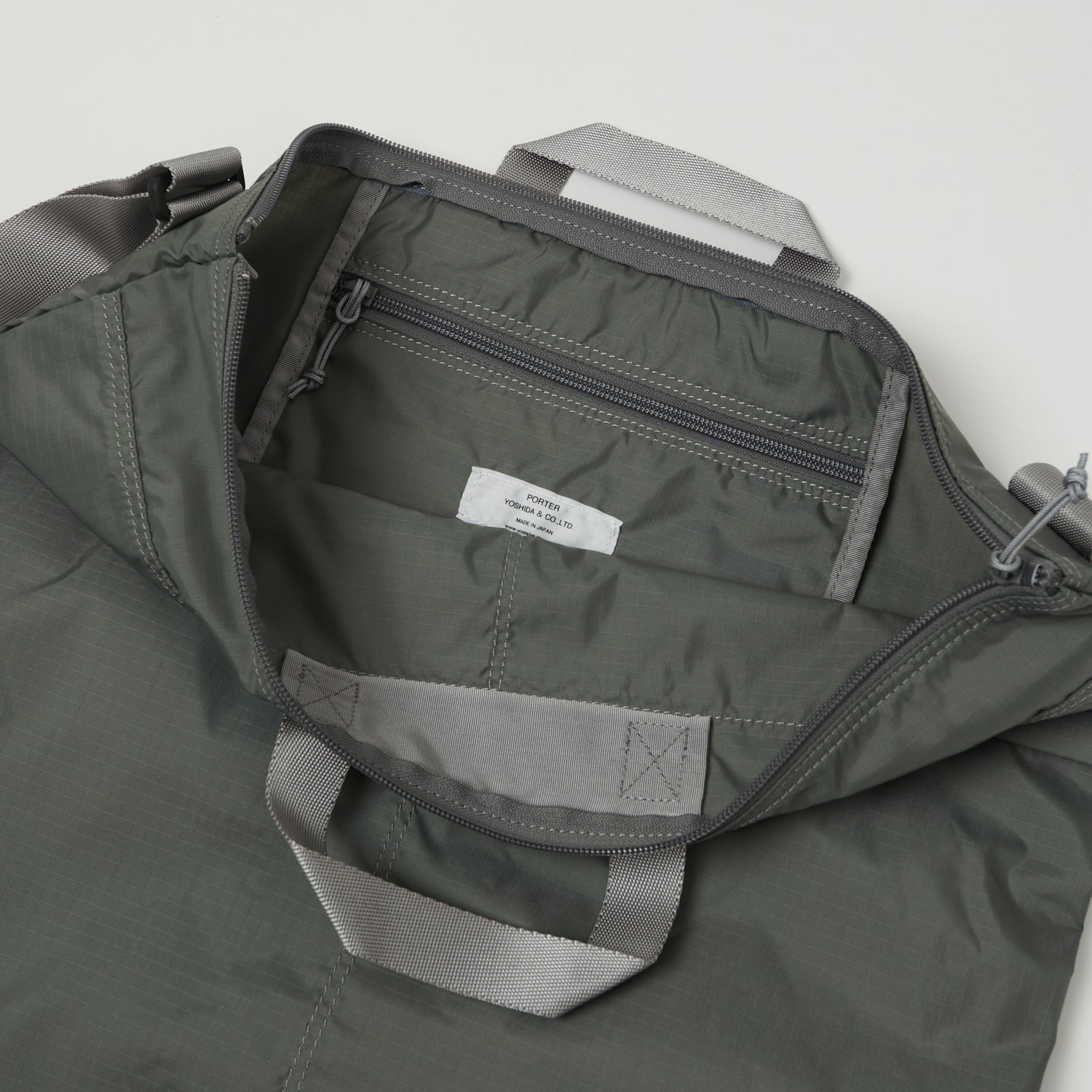 Porter-Yoshida & Co. Flex 2Way Helmet Bag - Grey