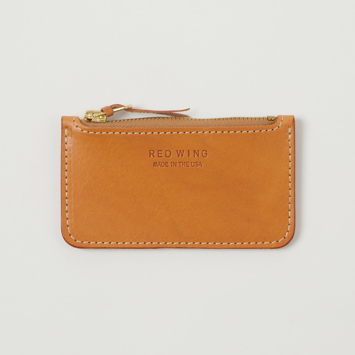 Red Wing 95030 Zipper Coin Pouch - Natural Tan