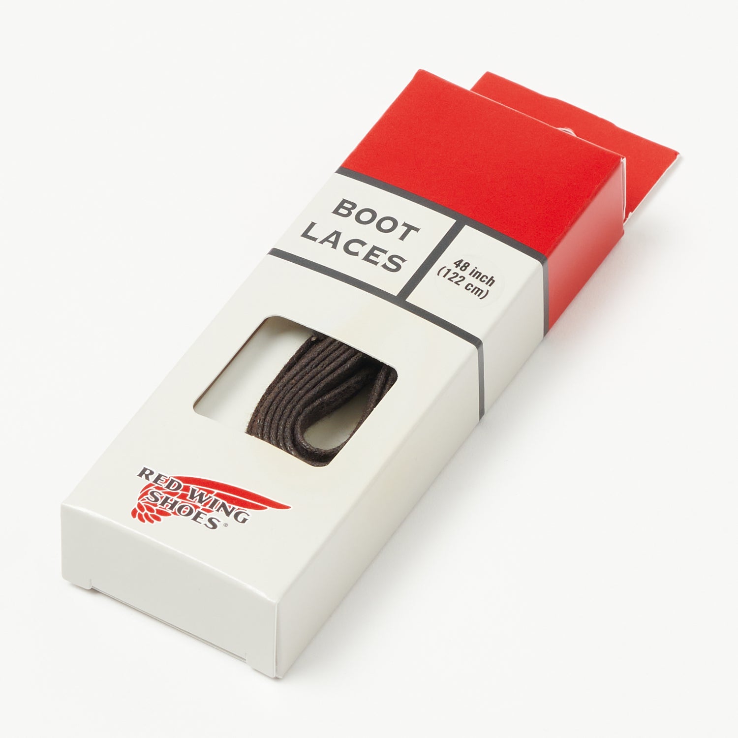 Red Wing Flat Waxed Laces  - Brown