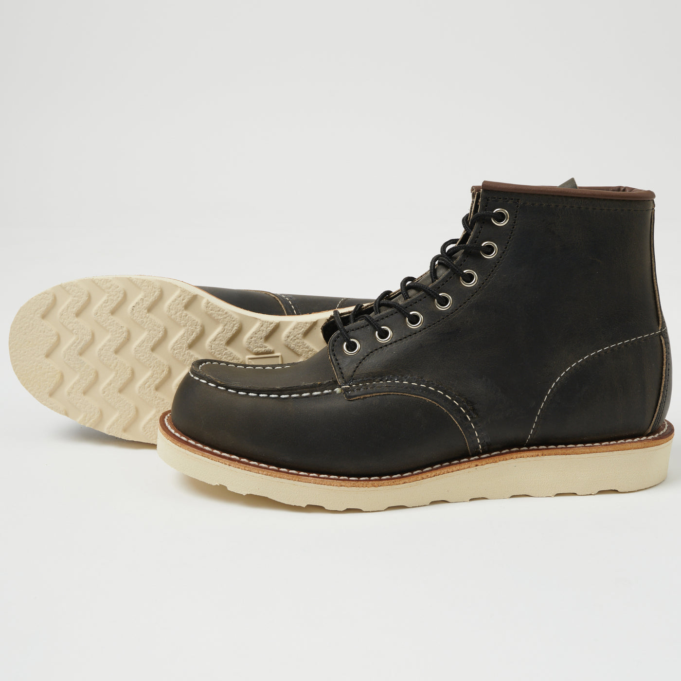 Red Wing 8890 Classic Moc Toe Boot - Charcoal Rough & Tough