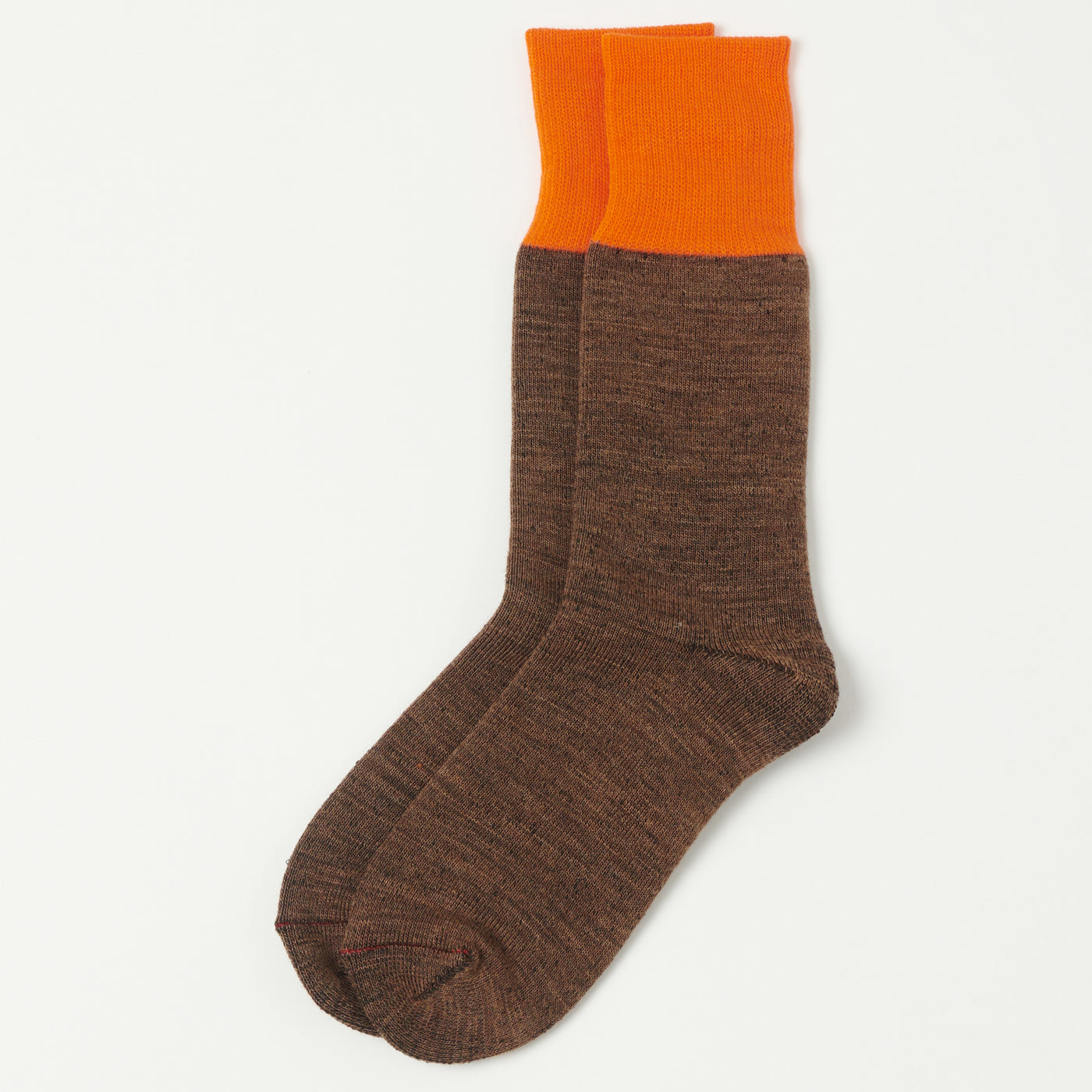 RoToTo Hybrid Boot Sock - Orange/Brown