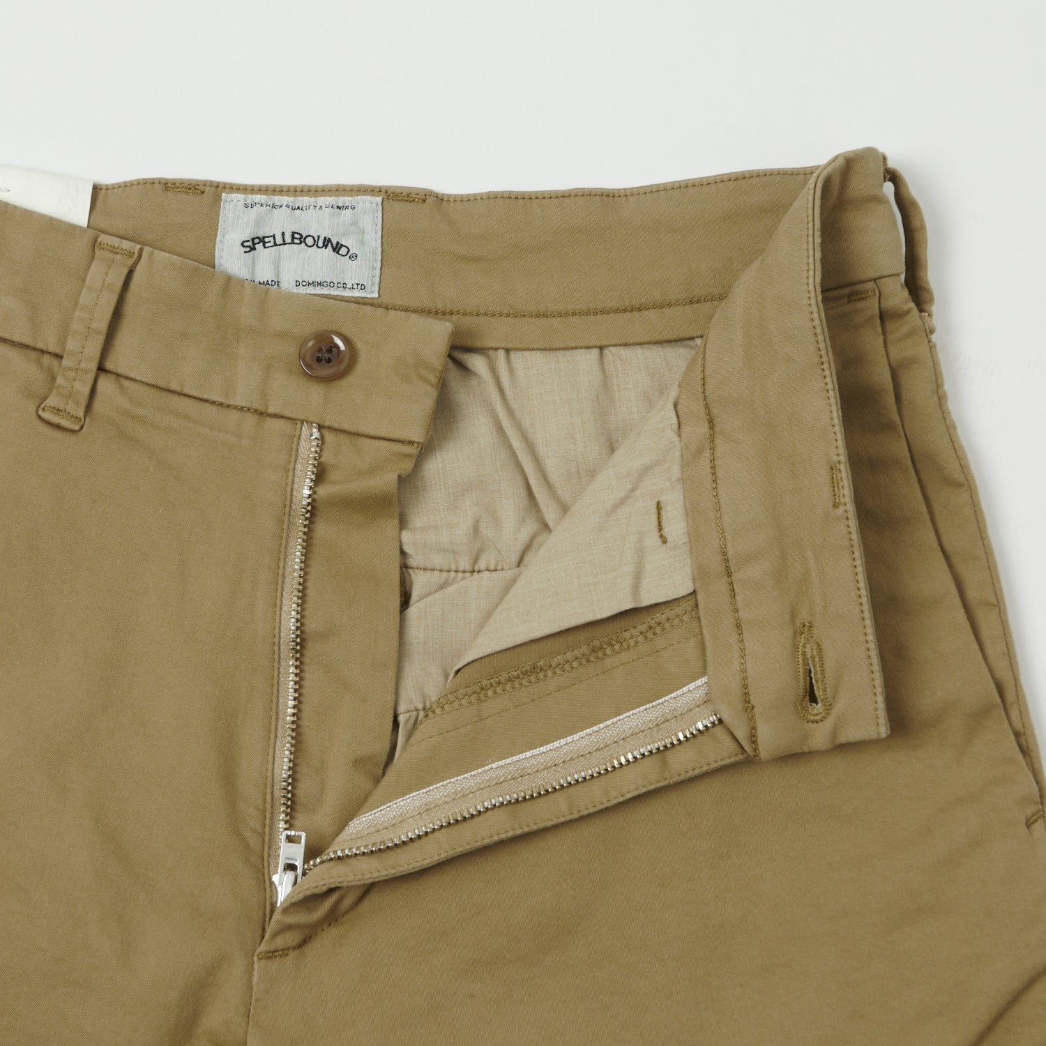 Spellbound Slim Tapered Stretch Chino - Khaki Beige
