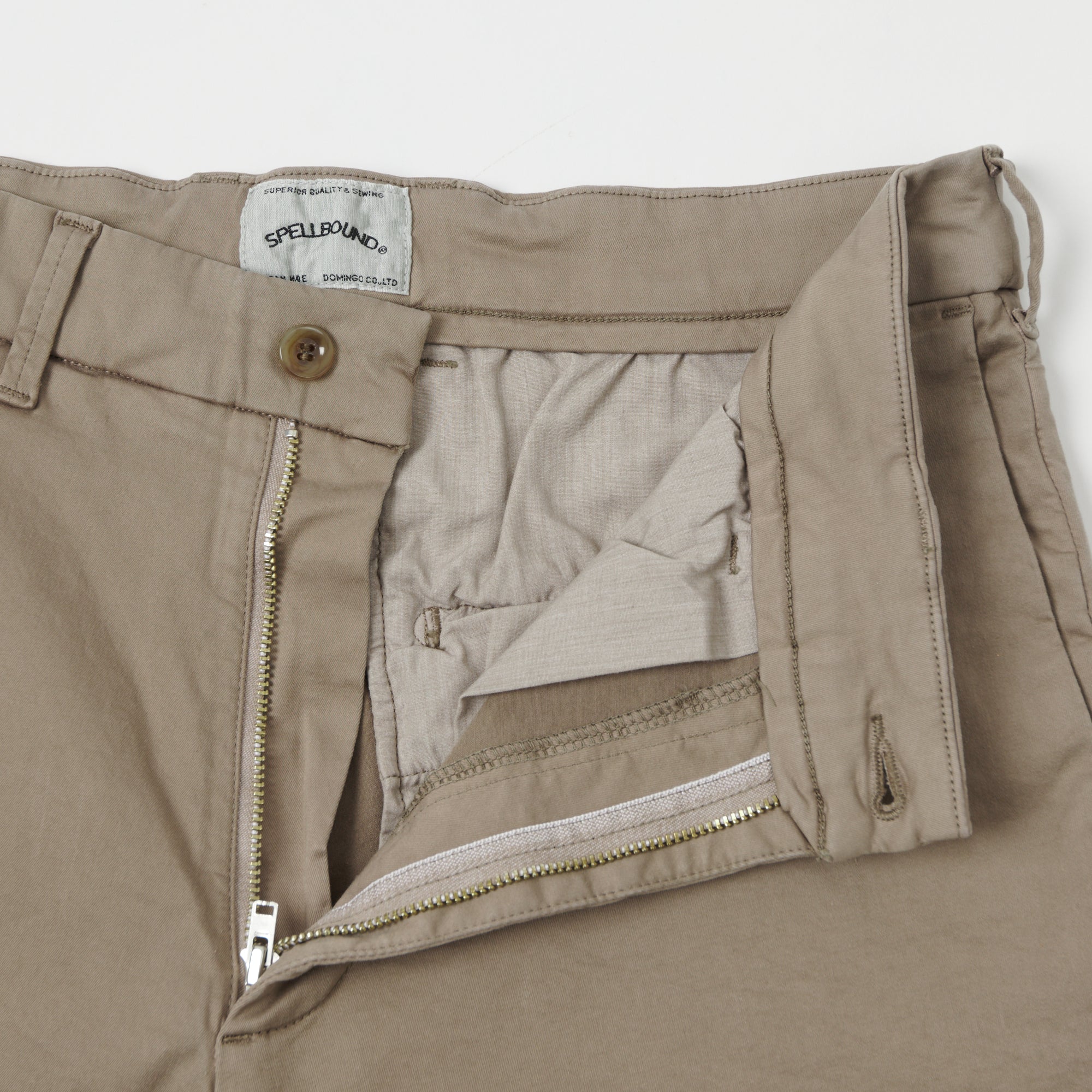 Spellbound Slim Tapered Stretch Chino - Stone