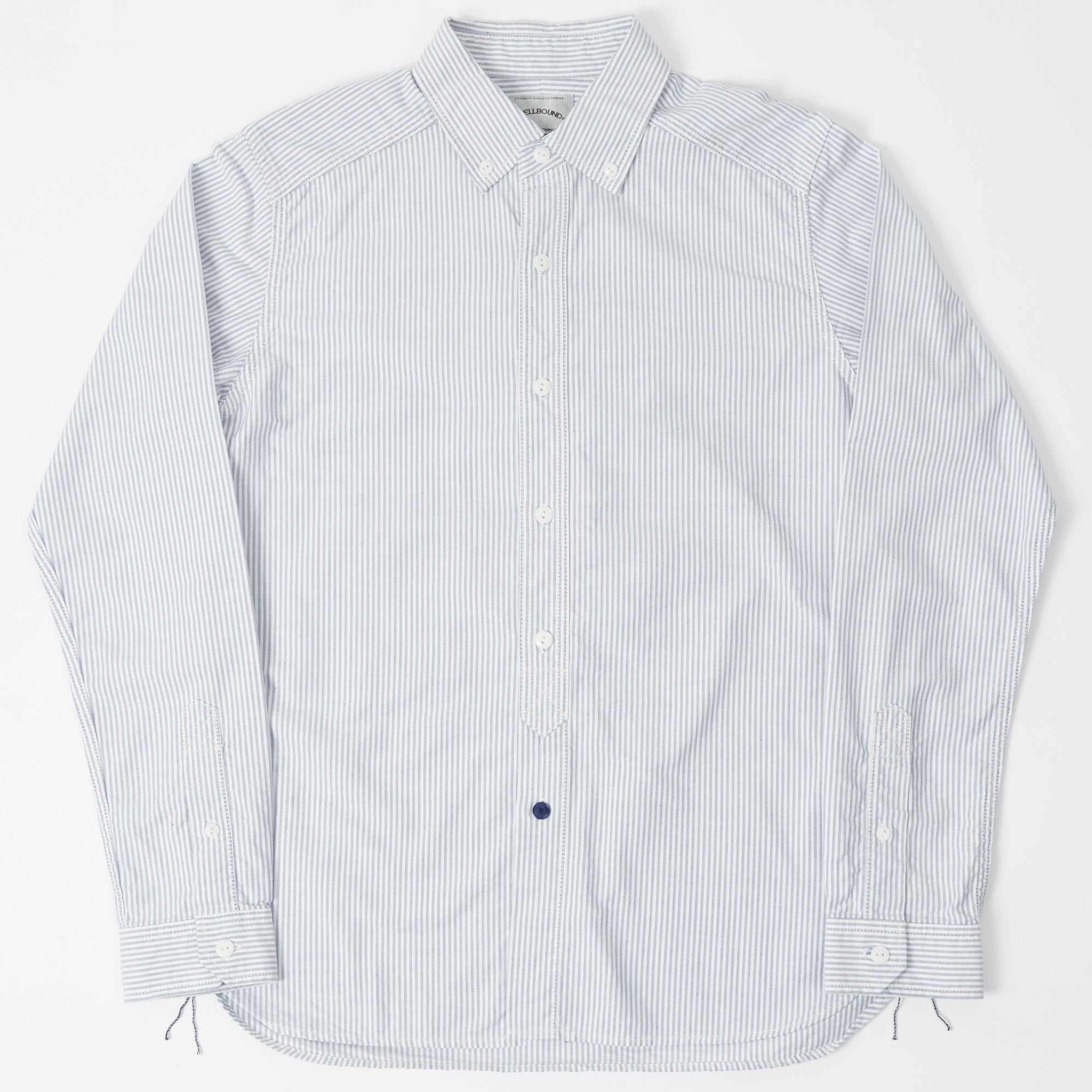 Spellbound Button Down Oxford Shirt - Blue Stripe