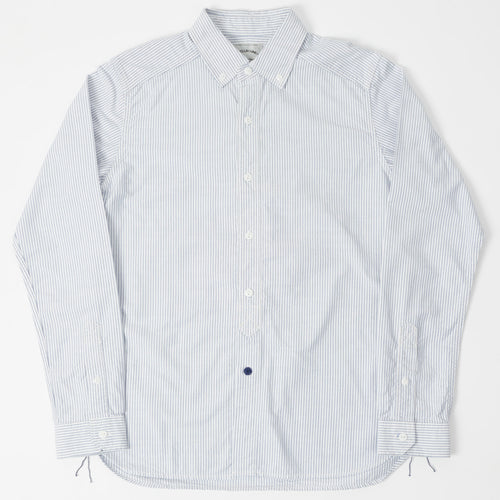 Spellbound Button Down Oxford Shirt - Blue Stripe