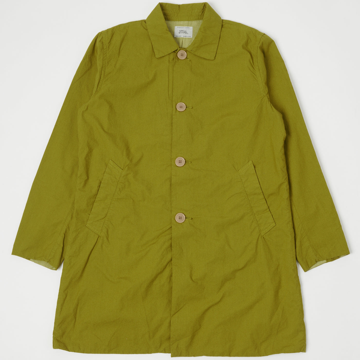 Spellbound Lightweight 'Typewriter' Coat - Green