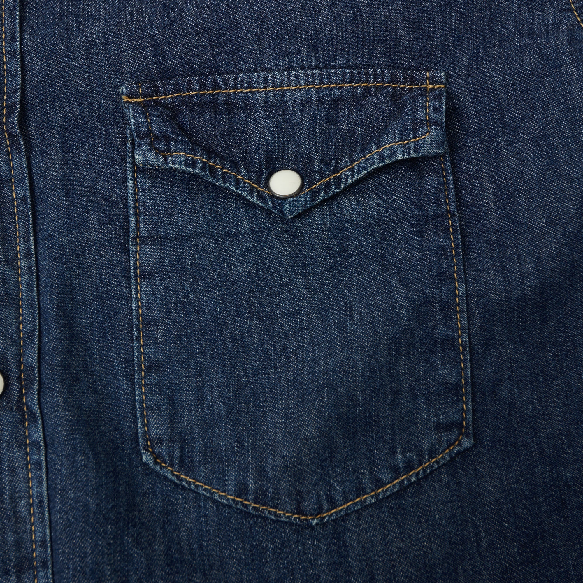 Spellbound 6oz Denim Western Shirt - Dark Wash