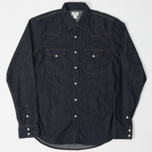 Spellbound 6oz Denim Western Shirt - Rinsed