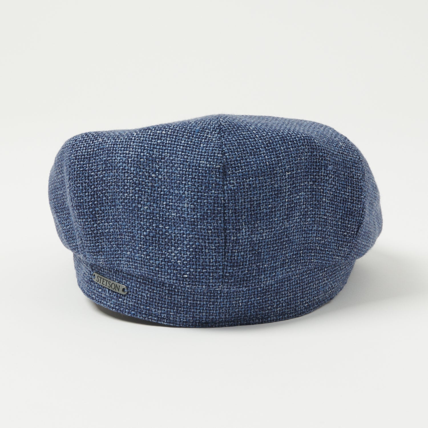 Stetson Hatteras 'Ellington' Wool/Linen Flat Cap - Blue Mottled