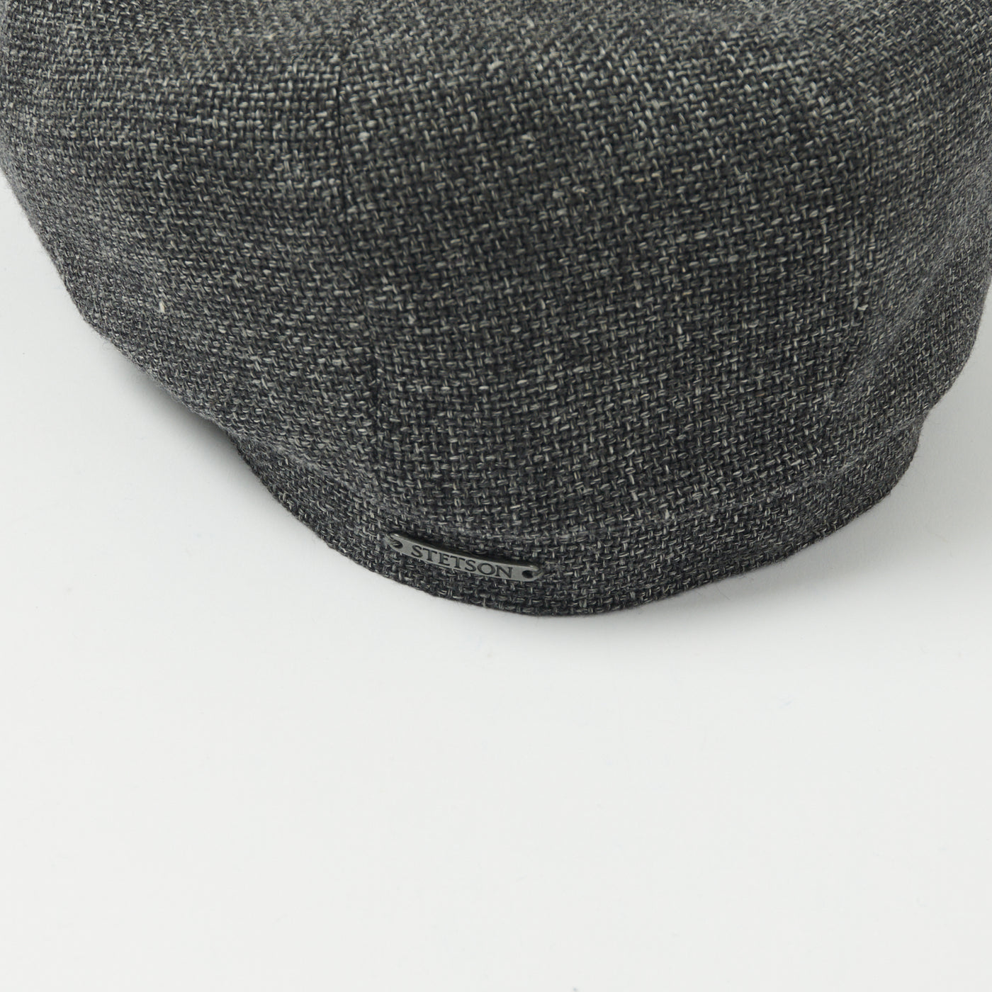 Stetson Hatteras 'Ellington' Wool/Linen Flat Cap - Charcoal