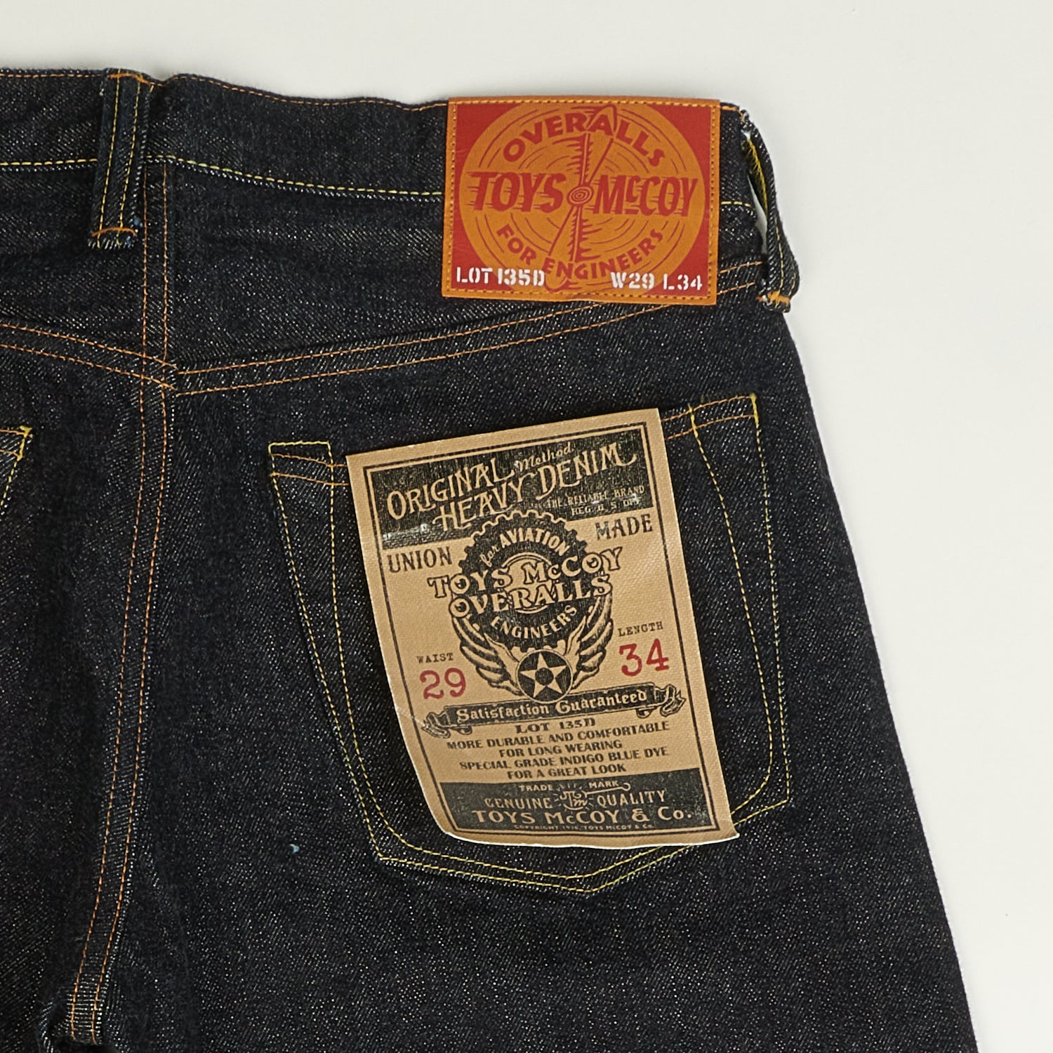 TOYS McCOY 135D 13.5oz Slim Straight Jean - One Wash