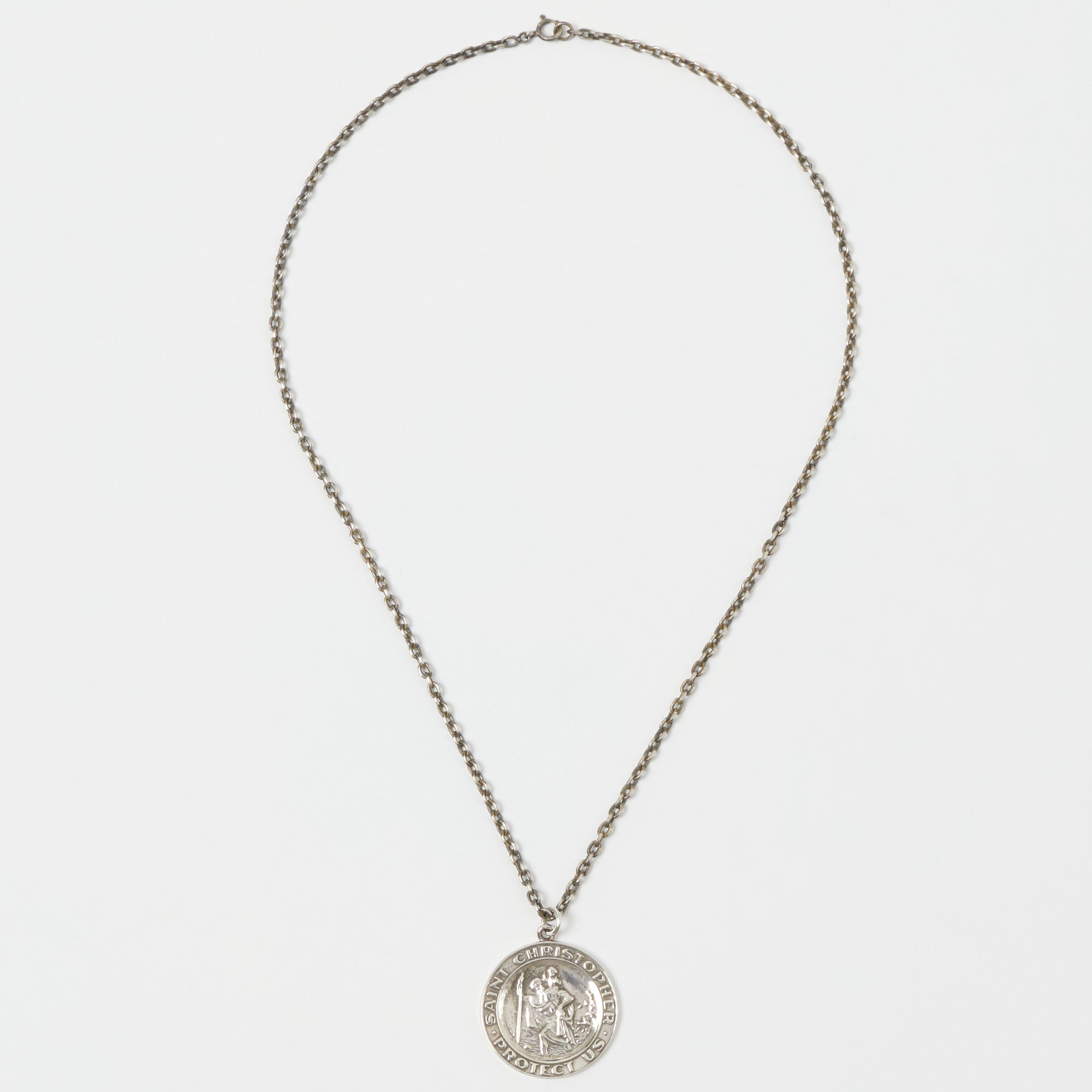 TOYS McCOY Steve McQueen St. Christopher Pendant - Silver