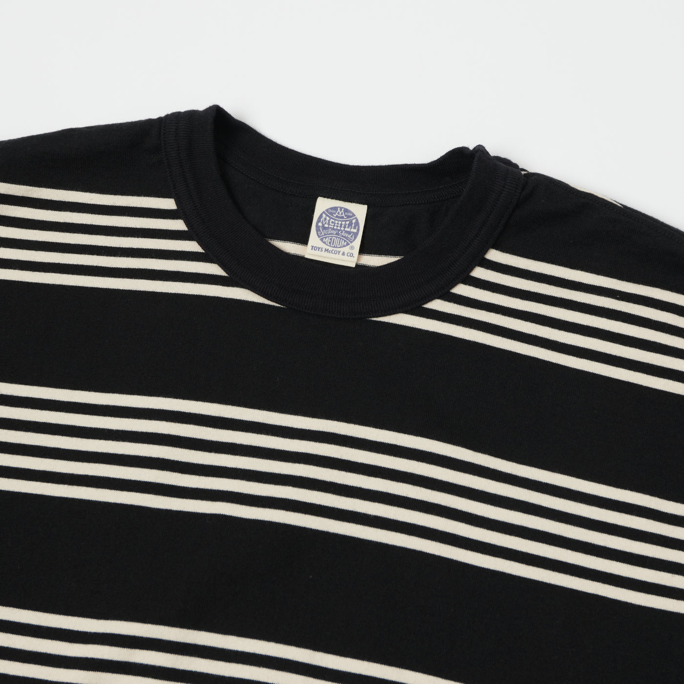 TOYS McCOY Multi Bordered T-Shirt - Ivory/Black