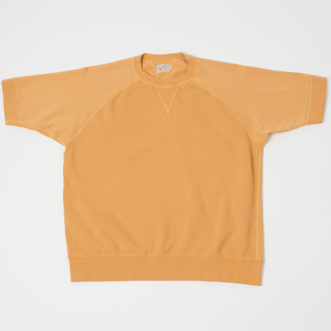 TOYS McCOY Short Sleeve Military Sweatshirt - Gold