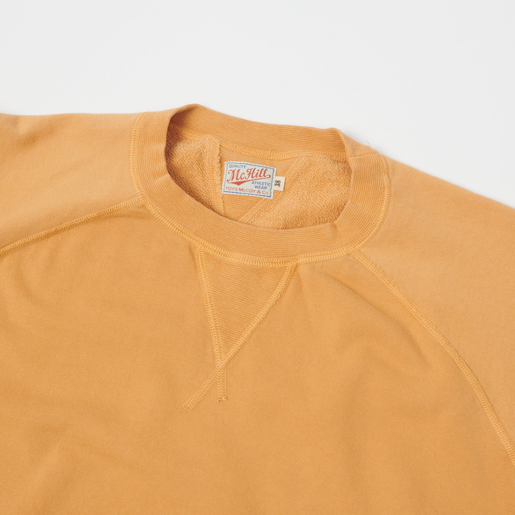 TOYS McCOY Short Sleeve Military Sweatshirt - Gold