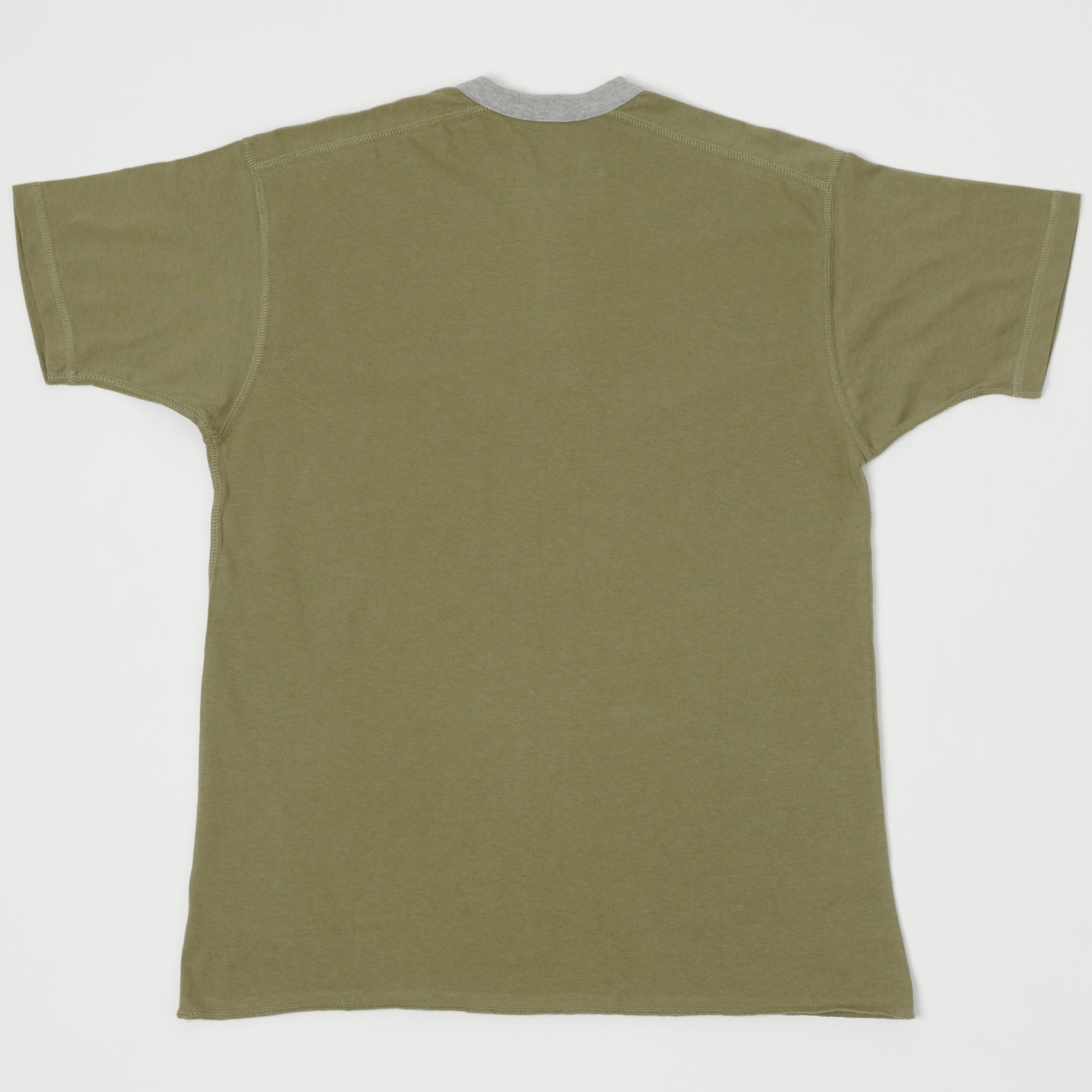 TOYS McCOY 'AAF' Military Union Henley - Army/Grey