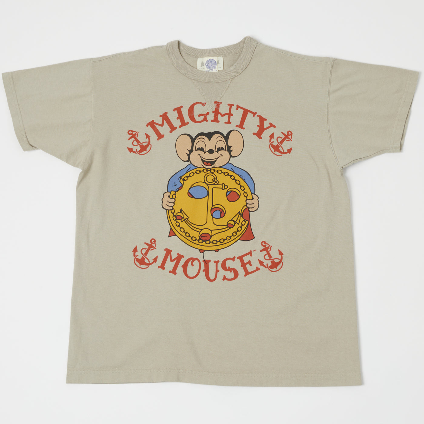 TOYS McCOY 'Anchor Ch.' Mighty Mouse T-Shirt - Sand