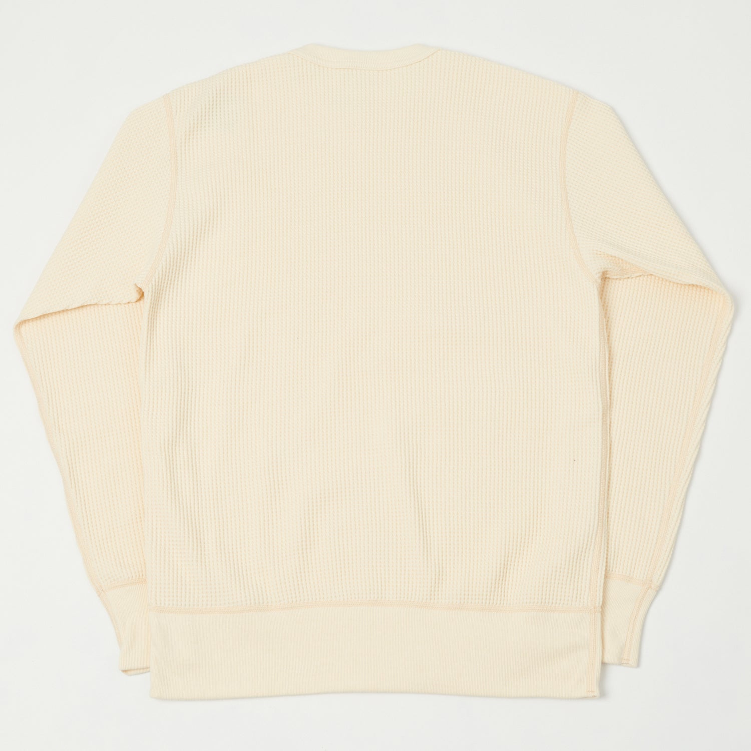 TOYS McCOY 'Big Waffle' Thermal Sweatshirt - Natural