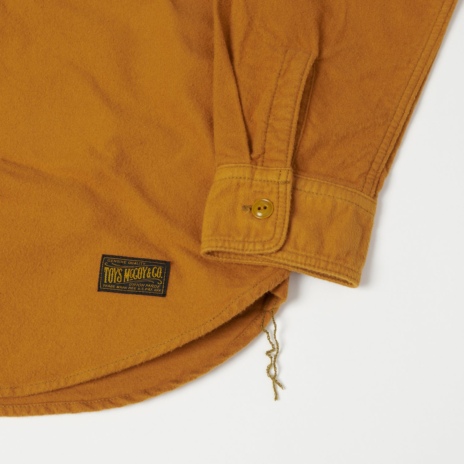 TOYS McCOY 'Oil Digger' Flannel Shirt - Gold