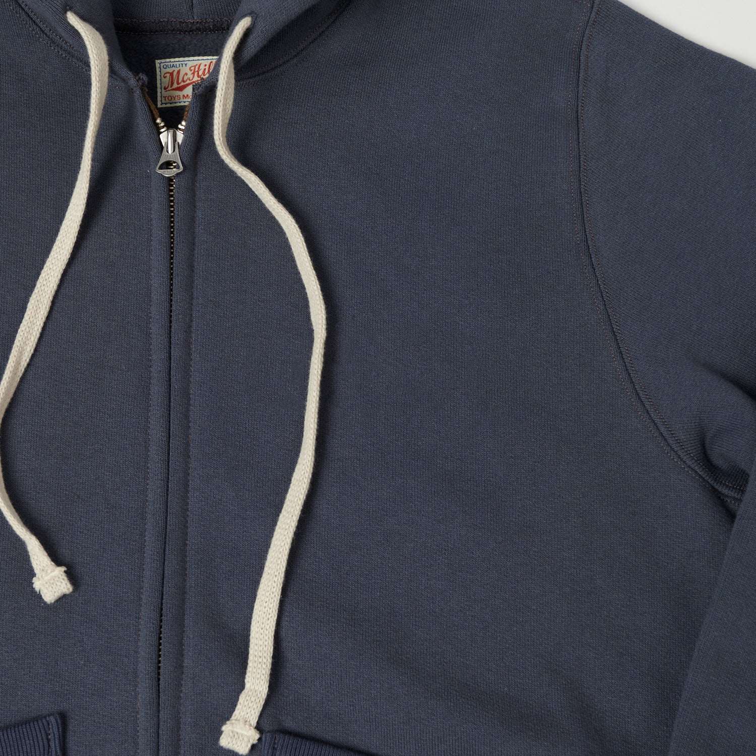 TOYS McCOY 'McHill' Zip Through Hoodie - Navy Grey