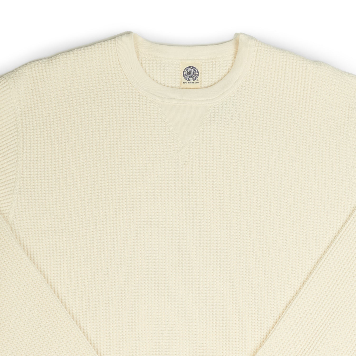 TOYS McCOY Waffle Knit Sweatshirt - Off White