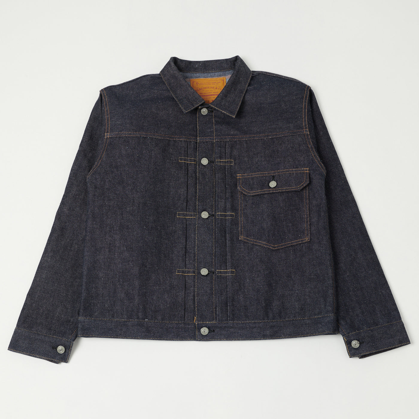 Warehouse & Co 2001XX (2000XX) Blanket Lined Type-I Denim Jacket - Raw