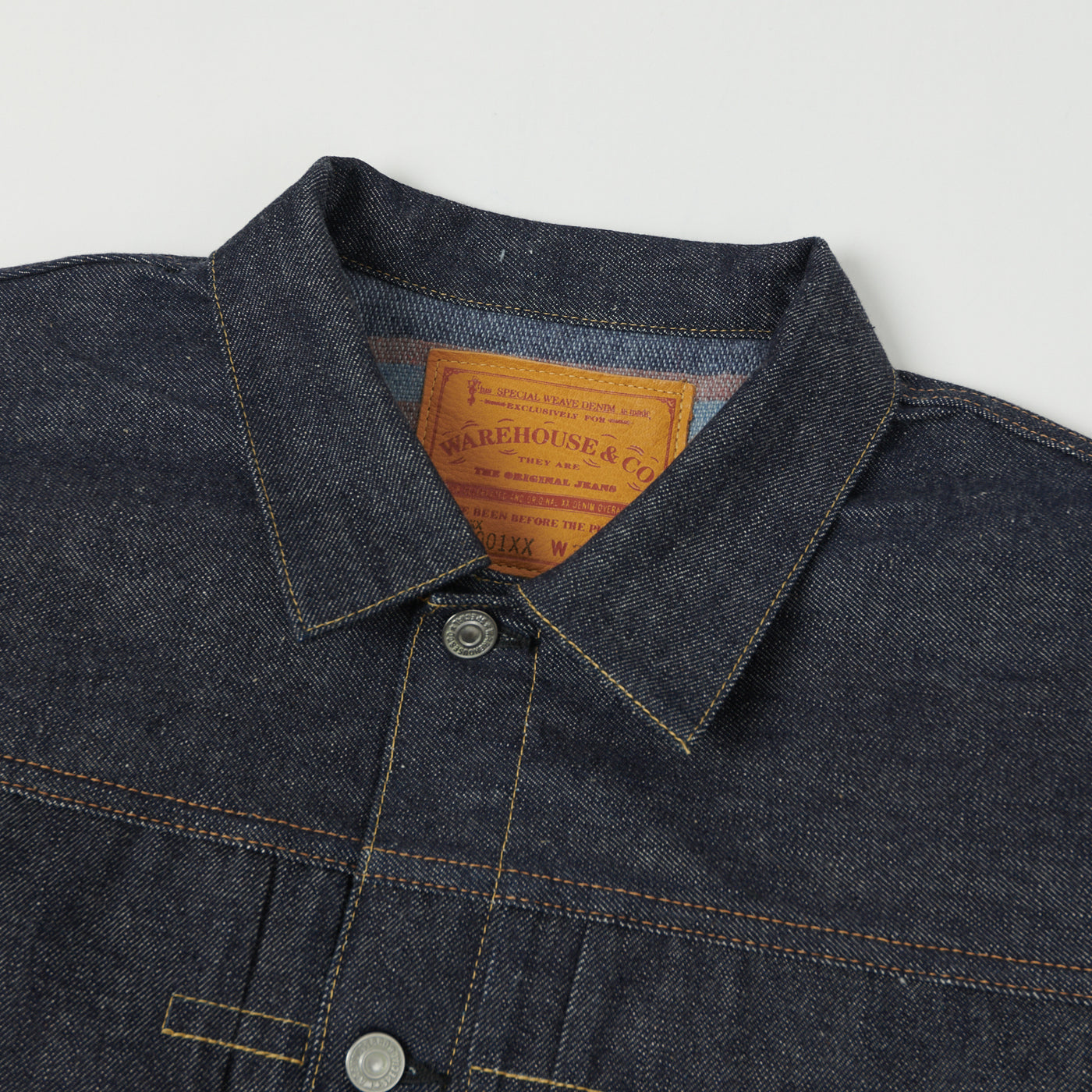 Warehouse & Co 2001XX (2000XX) Blanket Lined Type-I Denim Jacket - Raw