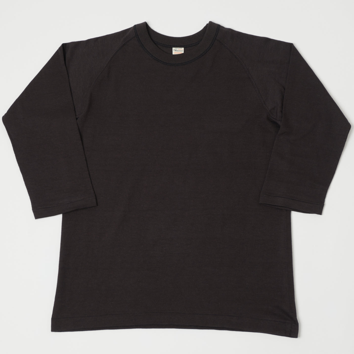 Warehouse & Co 4049 3/4 Sleeve Freedom T-Shirt - Black