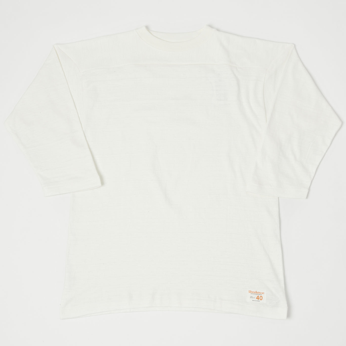 Warehouse & Co 4063 3/4 Sleeve Football T-Shirt - Off White