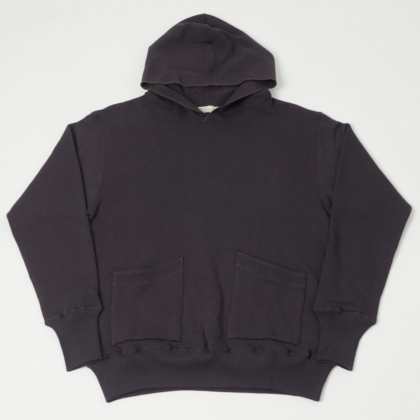 Warehouse & Co 453 Two Pocket Hooded Sweatshirt - Dark Navy