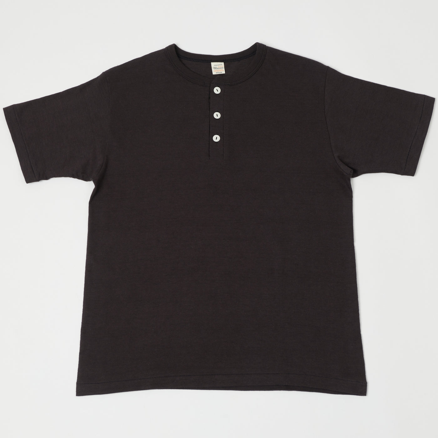 Warehouse & Co 4601 Henley T-Shirt - Black