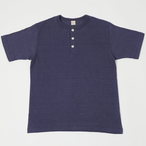 Warehouse & Co 4601 Henley T-Shirt - Navy