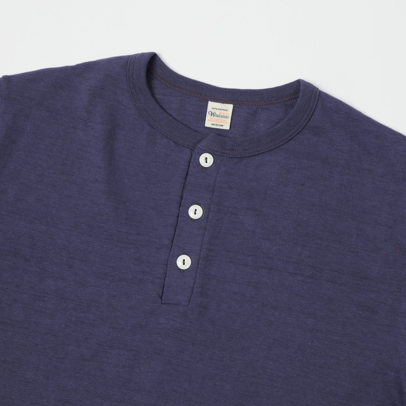 Warehouse & Co 4601 Henley T-Shirt - Navy