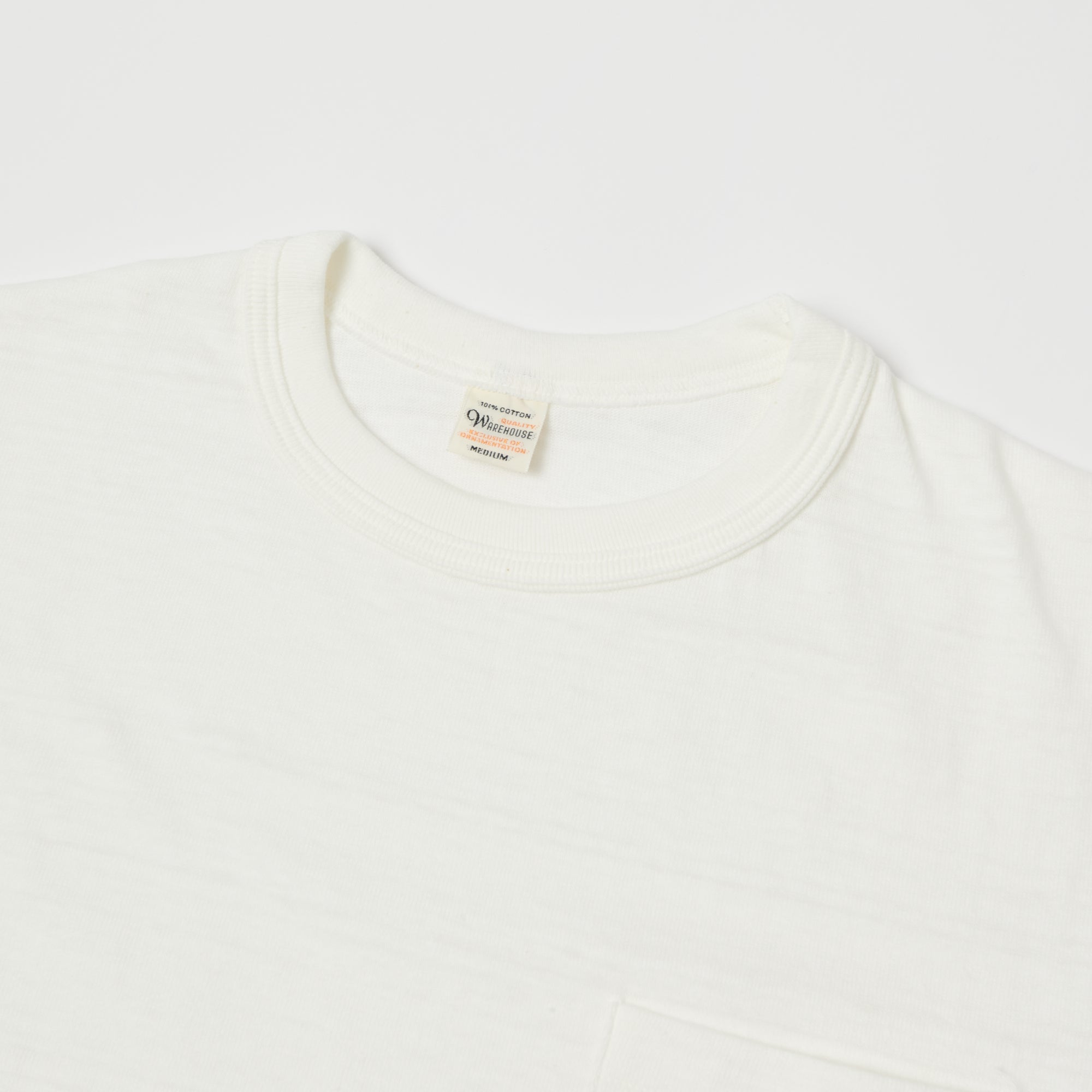 Warehouse & Co 4601 Pocket T-Shirt- Off White