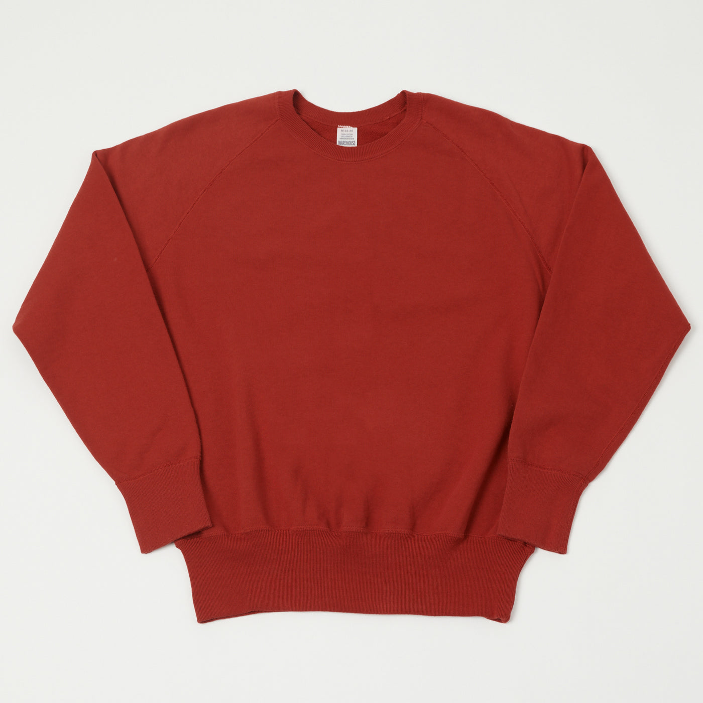Warehouse & Co 461 Raglan Sleeve Sweatshirt - Red