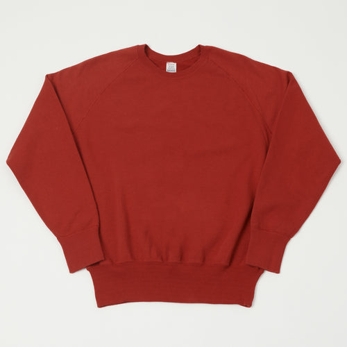 Warehouse & Co 461 Raglan Sleeve Sweatshirt - Red