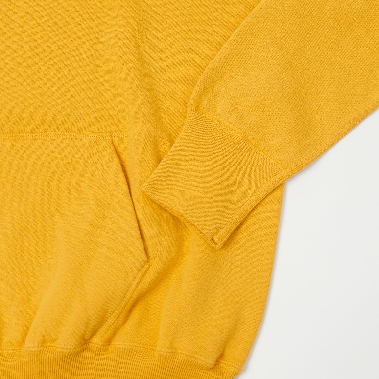 Warehouse & Co 462 Raglan Sleeve Hooded Sweatshirt - Yellow