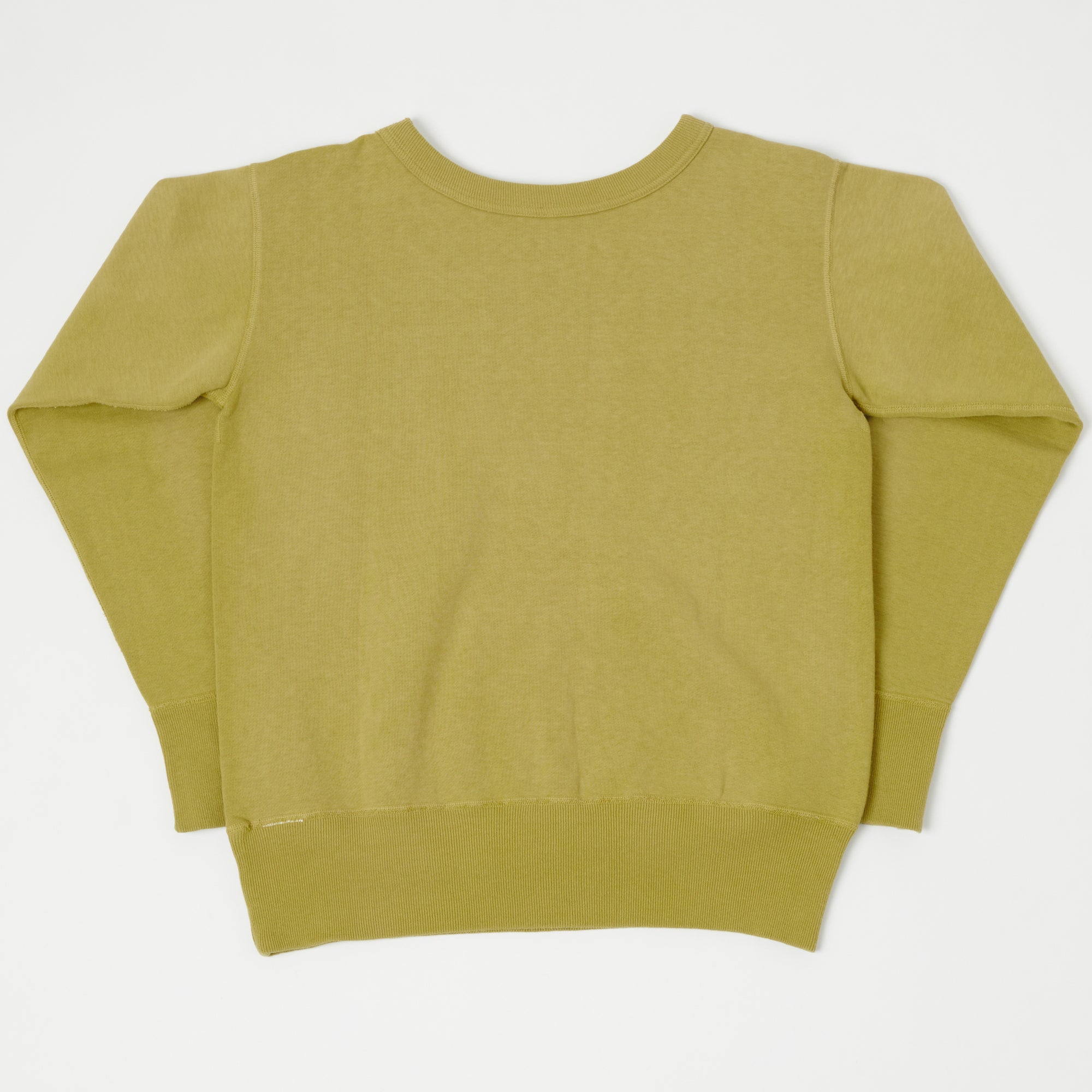 Warehouse & Co 474 Crew Neck Sweatshirt - Faded Yellow