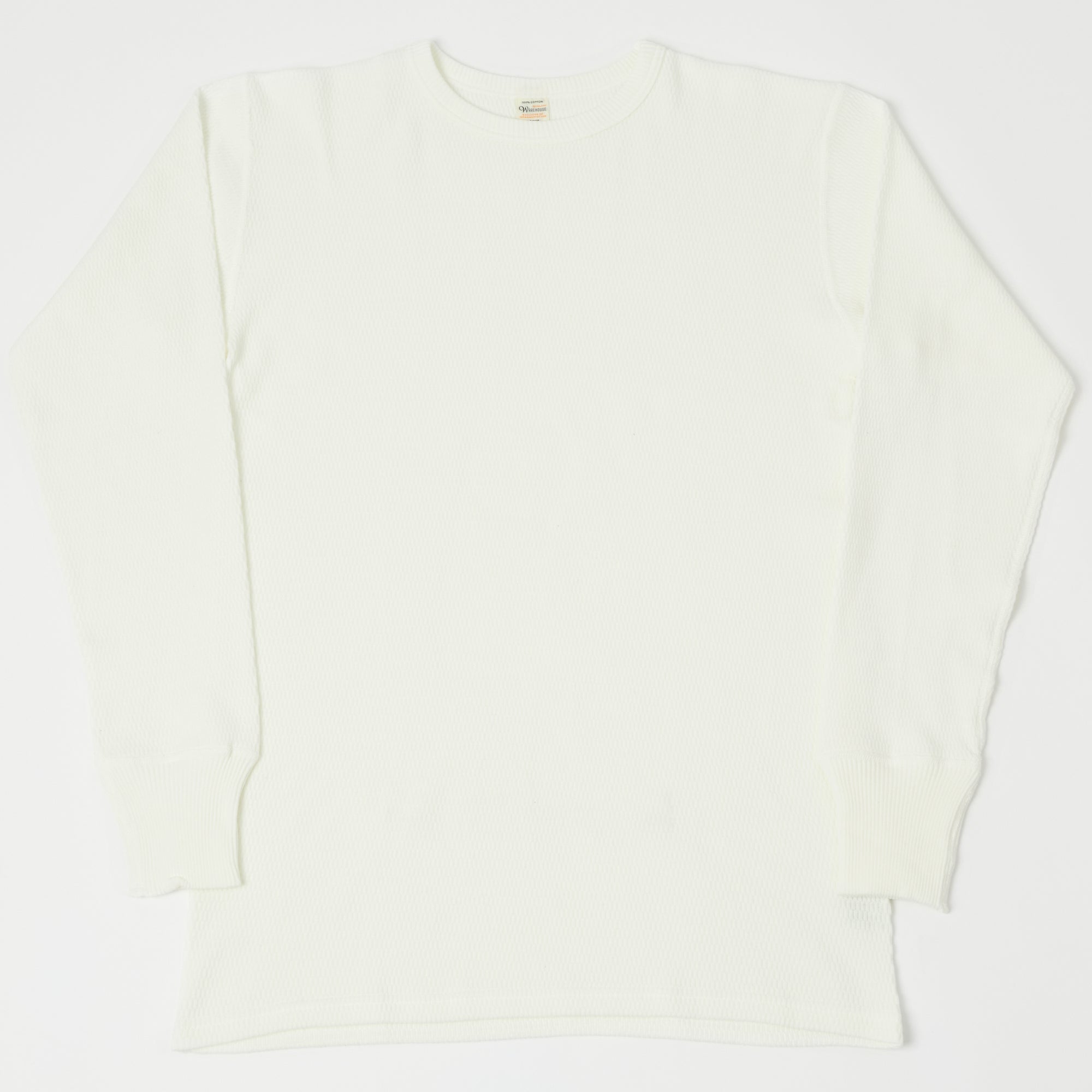 Warehouse & Co 5903 Waffle Knit Thermal T-Shirt - Natural