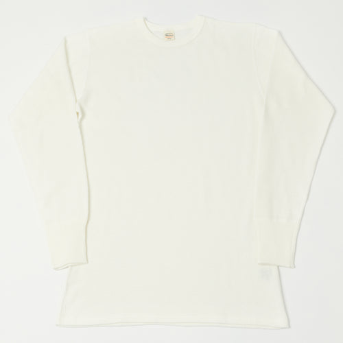 Warehouse & Co 5903 Waffle Knit Thermal T-Shirt - Off White