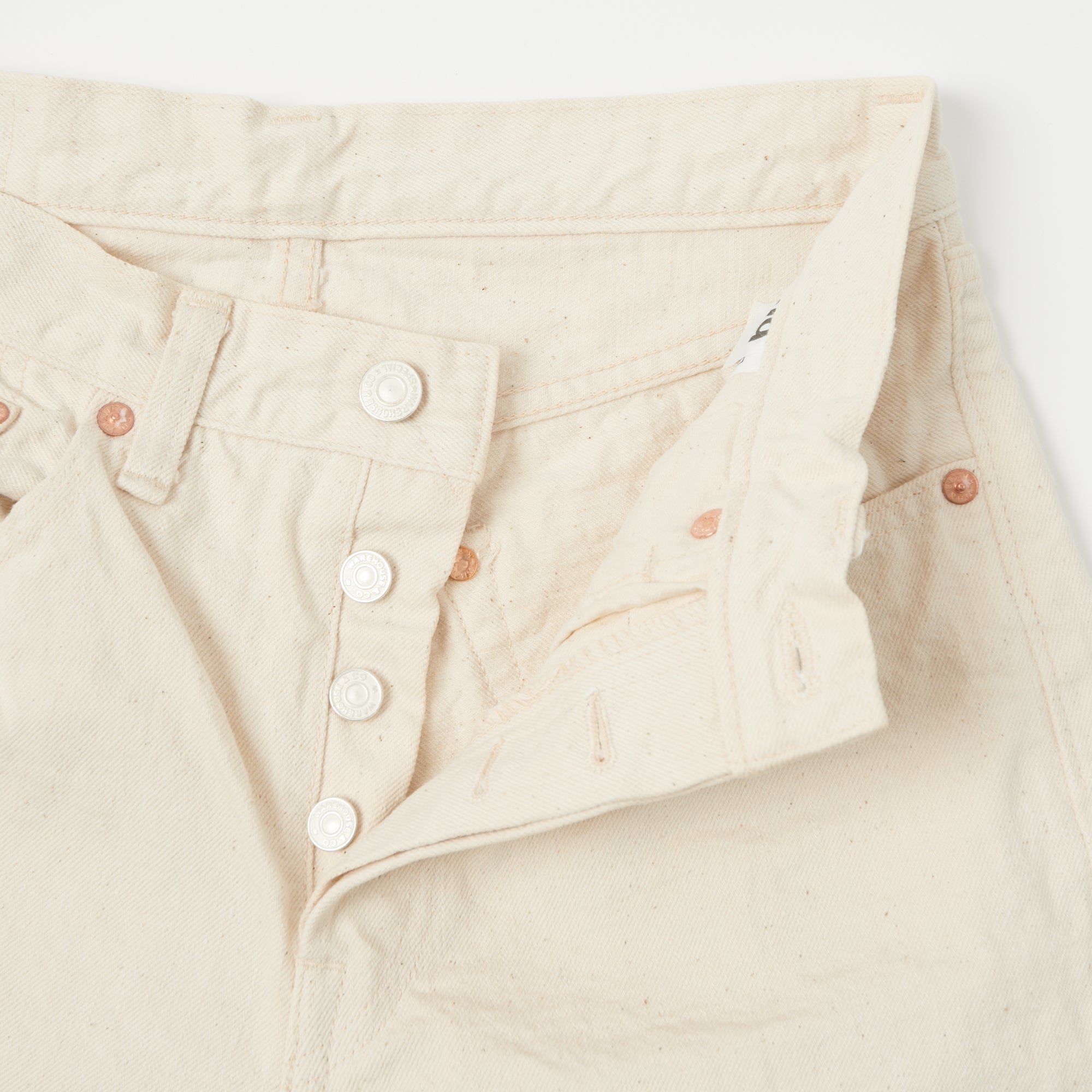 Warehouse & Co 900XX 13.5oz Slim Tapered Jean - Ecru