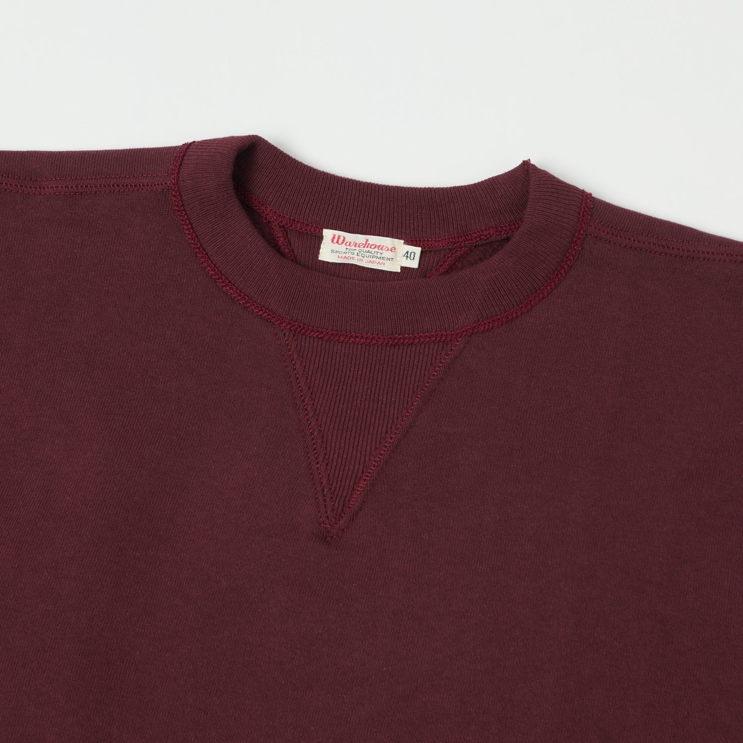 Warehouse & Co 403 Plain Sweatshirt - Bordeaux