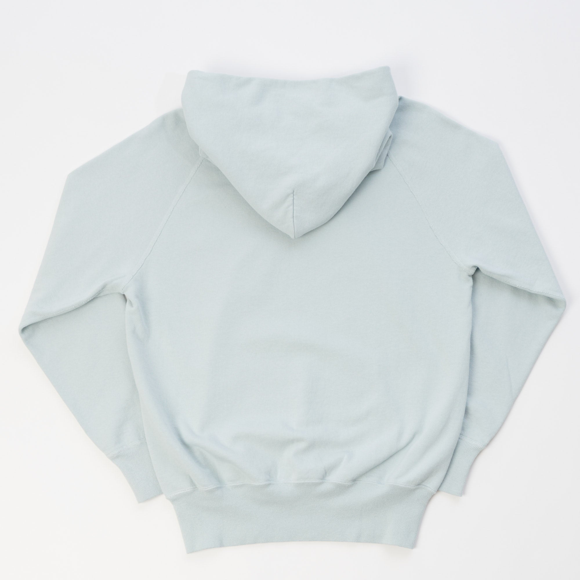 Warehouse & Co 462 Raglan Sleeve Hooded Sweatshirt - Sax Blue