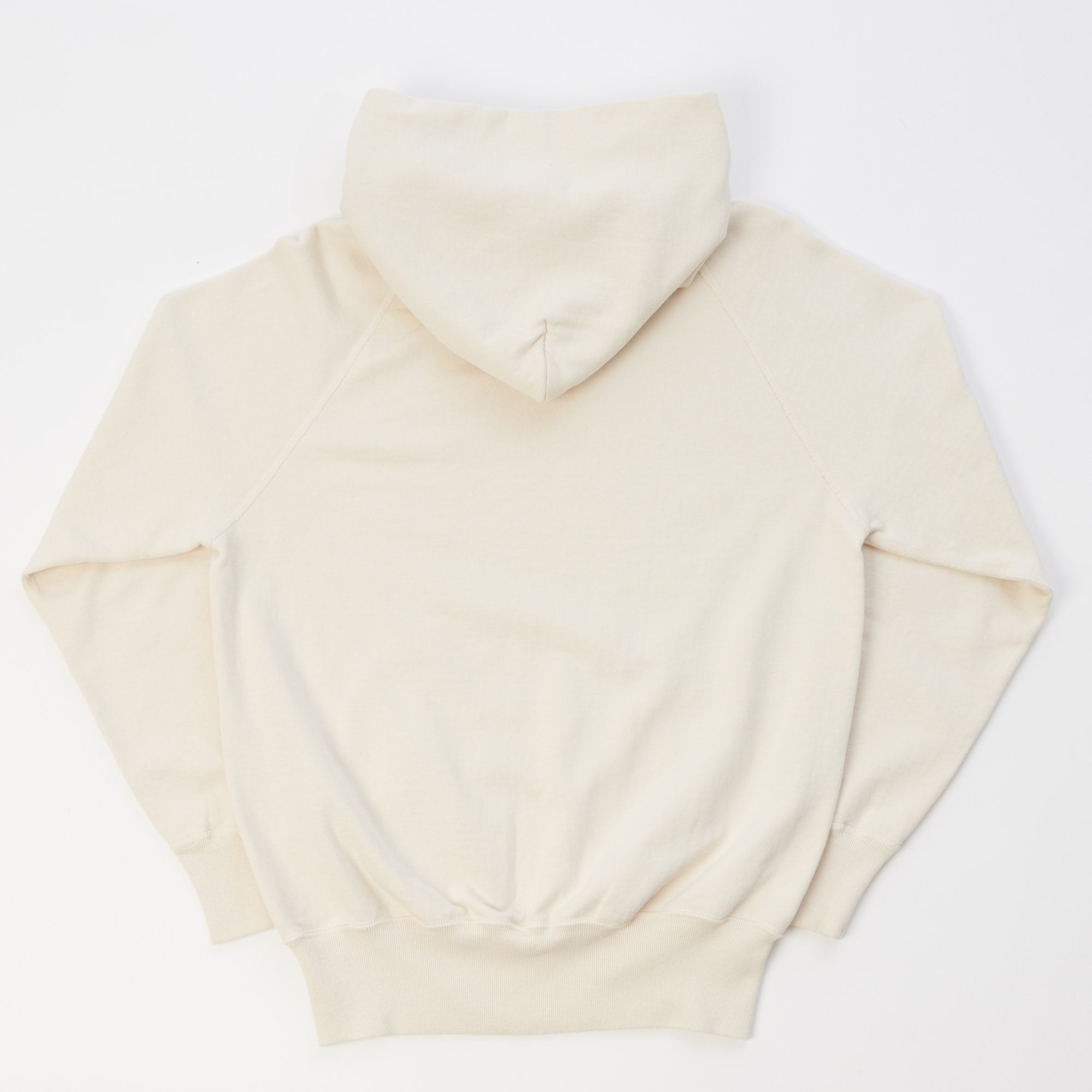 Warehouse & Co 462 Raglan Sleeve Hooded Sweatshirt - Cream