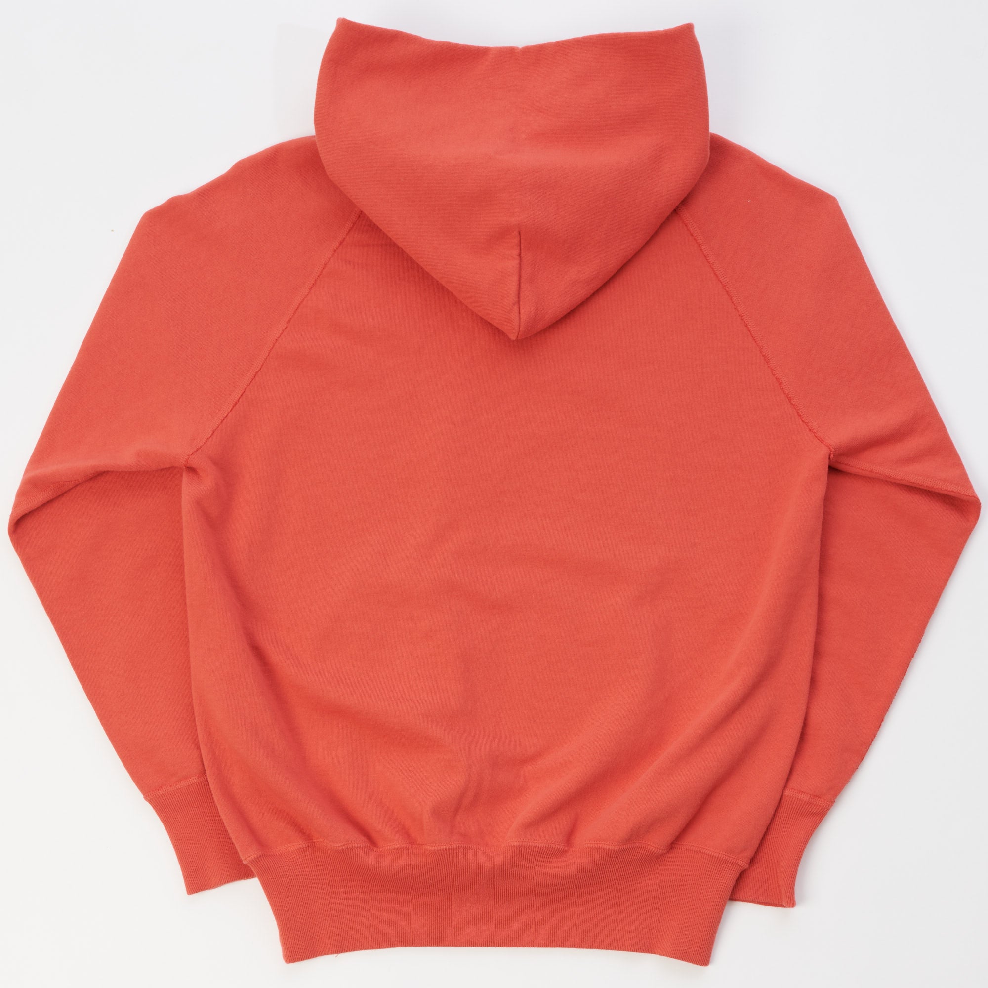 Warehouse & Co 462 Raglan Sleeve Hooded Sweatshirt - Faded Red