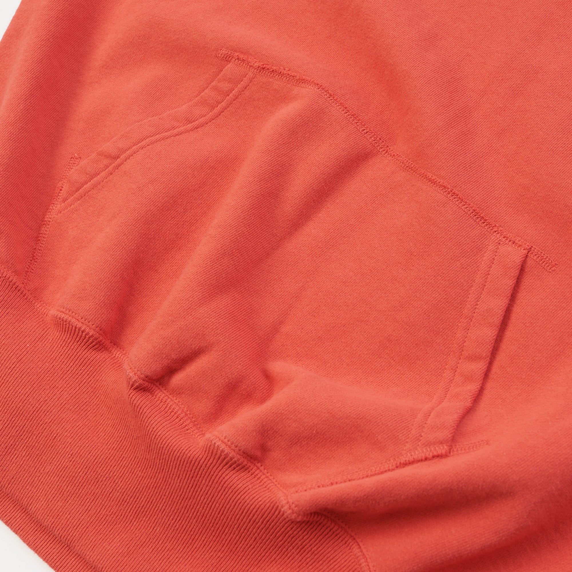 Warehouse & Co 462 Raglan Sleeve Hooded Sweatshirt - Faded Red