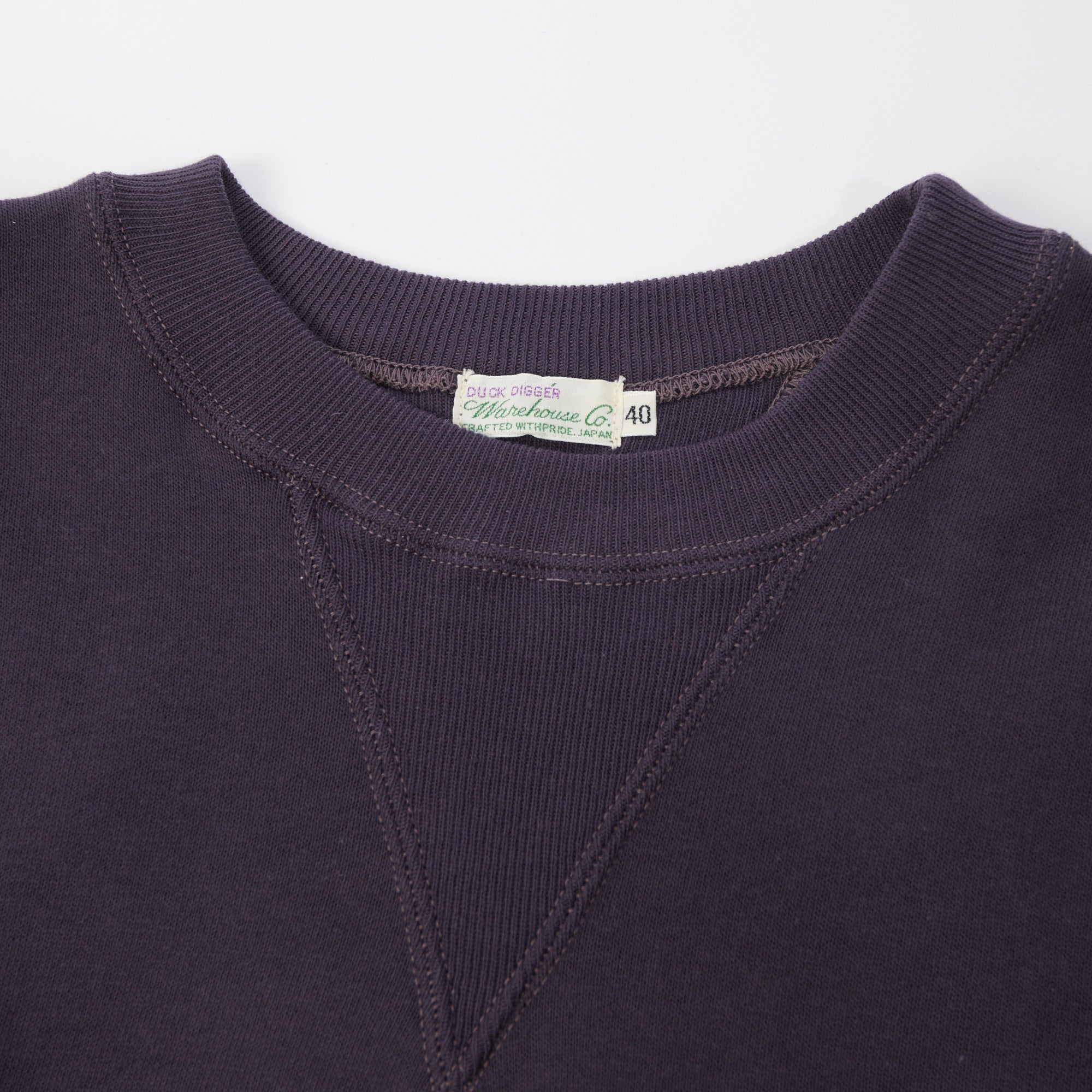 Warehouse & Co 467 Duck Digger Two Needle Sweatshirt - Dark Navy