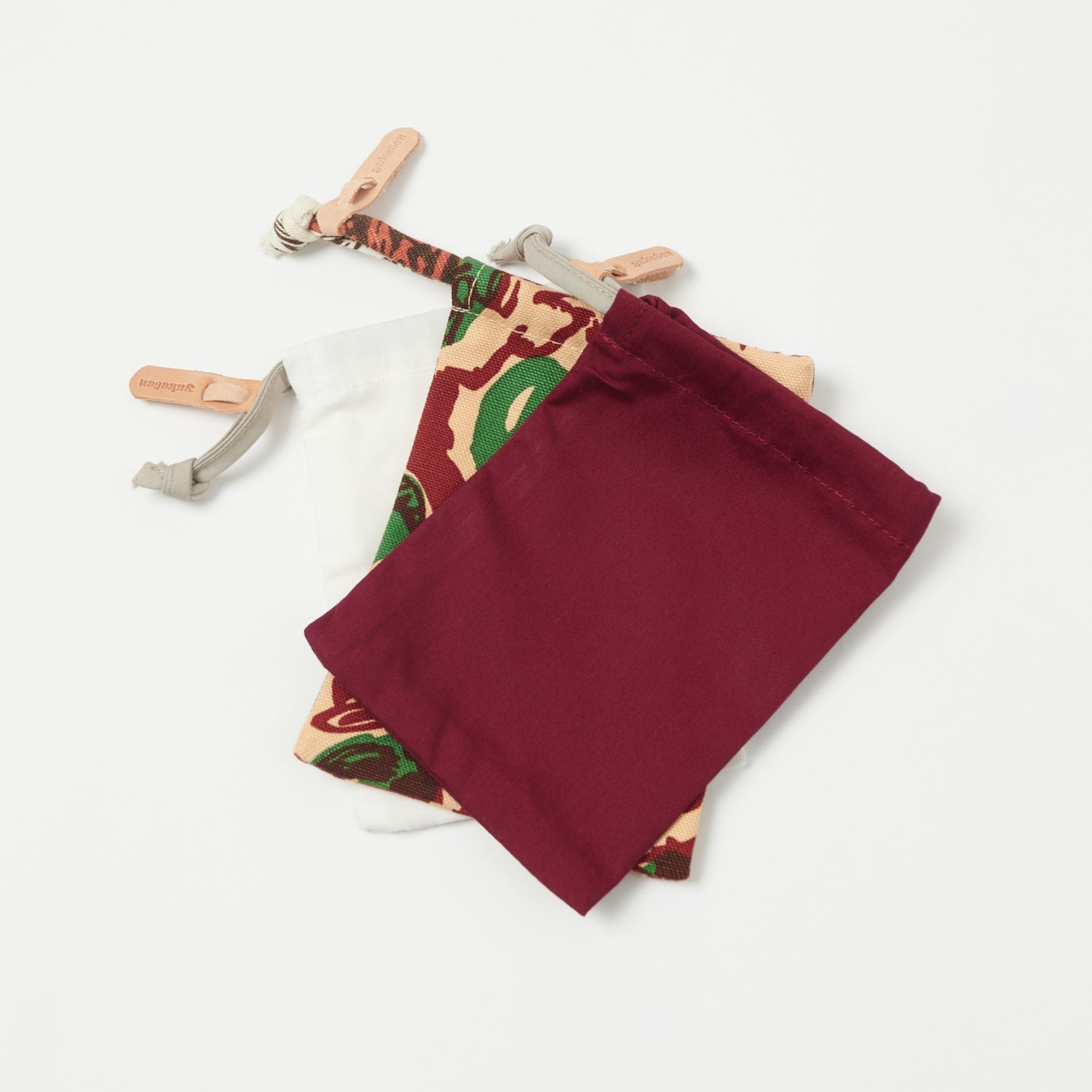 Yuketen Braided Leather Necklace - Turquoise/Red